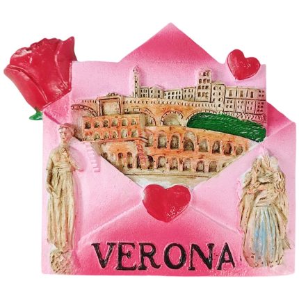 verona italy fridge magnet – romeo and juliet love souvenir for romantic travel gift & fridge art display