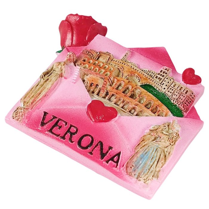 verona italy fridge magnet – romeo and juliet love souvenir for romantic travel gift & fridge art display