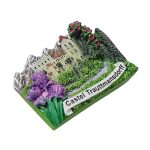 castel trauttmansdorff italy fridge magnet – alpine castle garden souvenir for european travel decor & collector gift