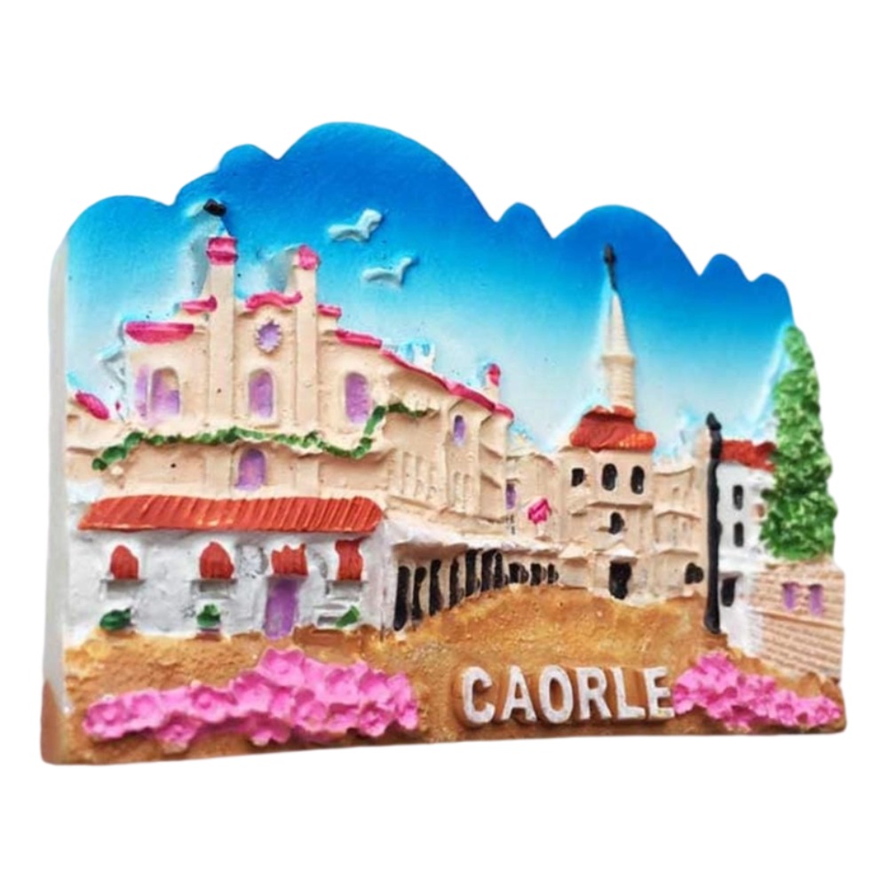 caorle italy fridge magnet scenic town travel souvenir gift & mediterranean vibes decor
