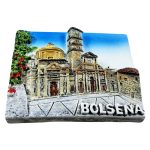 bolsena italy fridge magnet – historic architecture travel souvenir gift & mediterranean style home decor