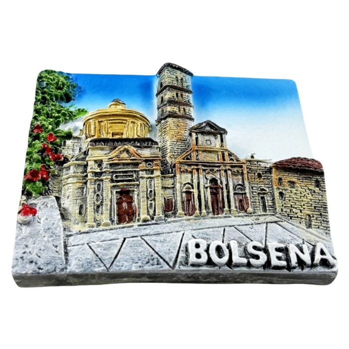 bolsena italy fridge magnet – historic architecture travel souvenir gift & mediterranean style home decor