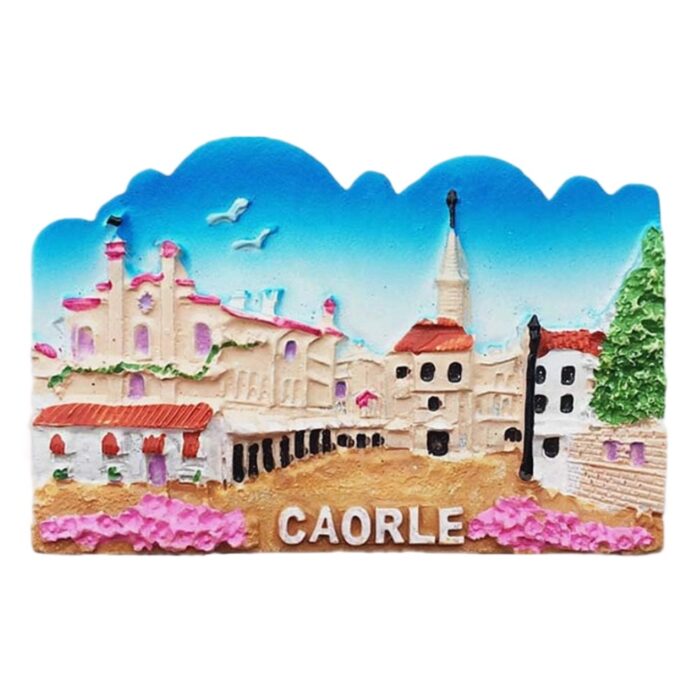 caorle italy fridge magnet scenic town travel souvenir gift & mediterranean vibes decor