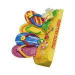puerto vallarta flip flops fridge magnets fun mexican beach resort gift & summer vacation decor