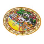 sicilia traditional fridge magnet horse cart & palm design – italian island keepsake & mediterranean decor