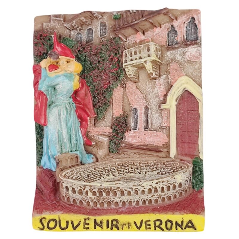 verona italy fridge magnet juliet balcony lovers scene – romantic souvenir for couples & whiteboard display