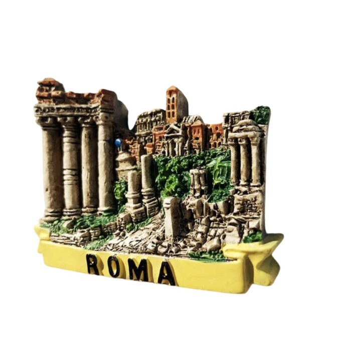 rome italy fridge magnet – roman forum souvenir gift for history lovers & fridge decor