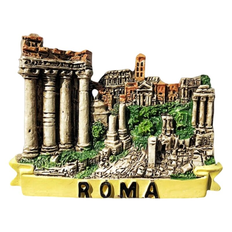 rome italy fridge magnet – roman forum souvenir gift for history lovers & fridge decor