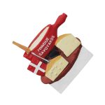 savoy fondue cheese plate fridge magnet – france alps inspired culinary souvenir for kitchen & food lovers decor