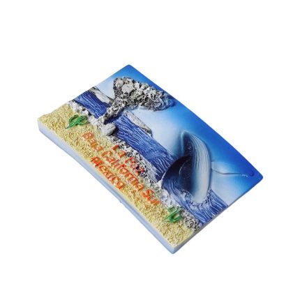 cancun dolphin stamp fridge magnets vibrant mexico beach souvenir & tropical coastal decor