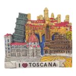 tuscany italy fridge magnet i love toscana landmark collection for italy fans & rustic home decor