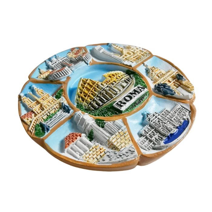 rome italy fridge magnet – iconic landmark wheel travel souvenir for eternal city collectors & whiteboard decor