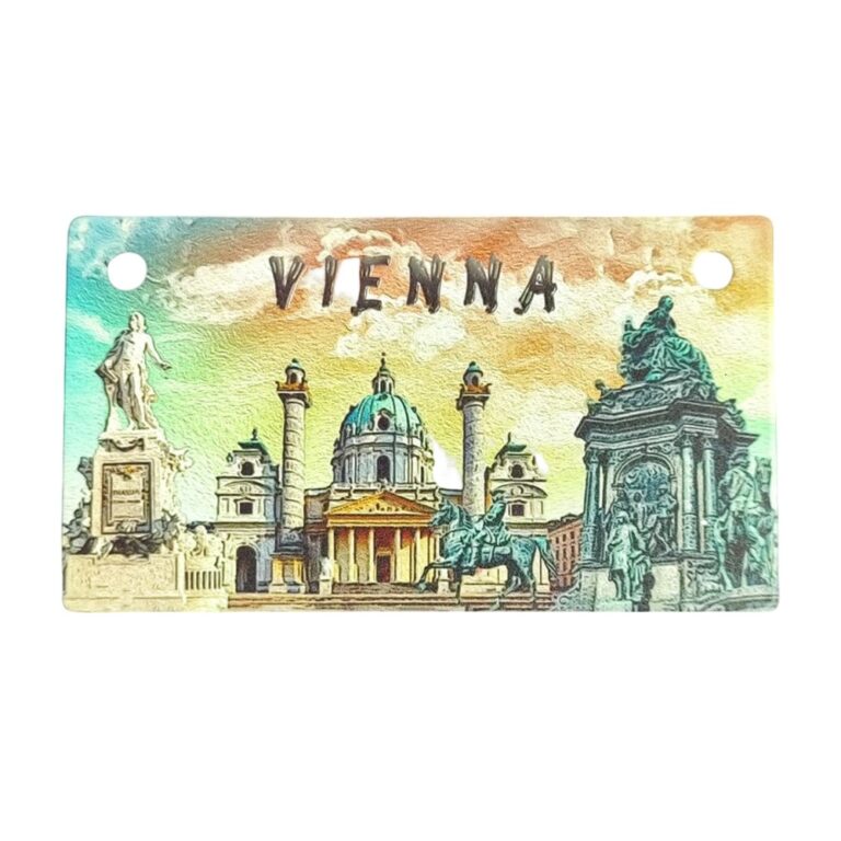 vienna austria landmark fridge magnets – classic cityscape souvenir & colorful whiteboard accent