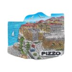 pizzo italy fridge magnet – seaside cliff town souvenir & refrigerator art decoration