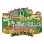 salzburg austria colorful city fridge magnets – bright european travel souvenir & decorative gift