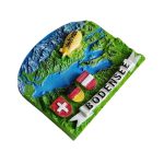 bodensee switzerland fridge magnet – three country lake map with flags travel memory & whiteboard gift piece