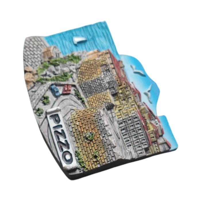 pizzo italy fridge magnet – seaside cliff town souvenir & refrigerator art decoration