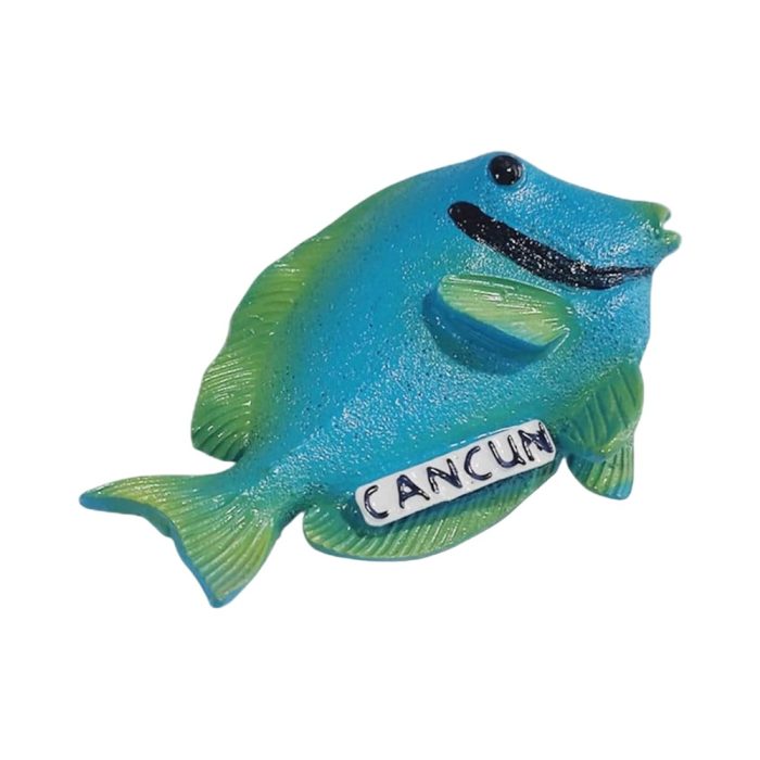 cancun fish shaped fridge magnets playful mexican caribbean gift & kids room fridge decor