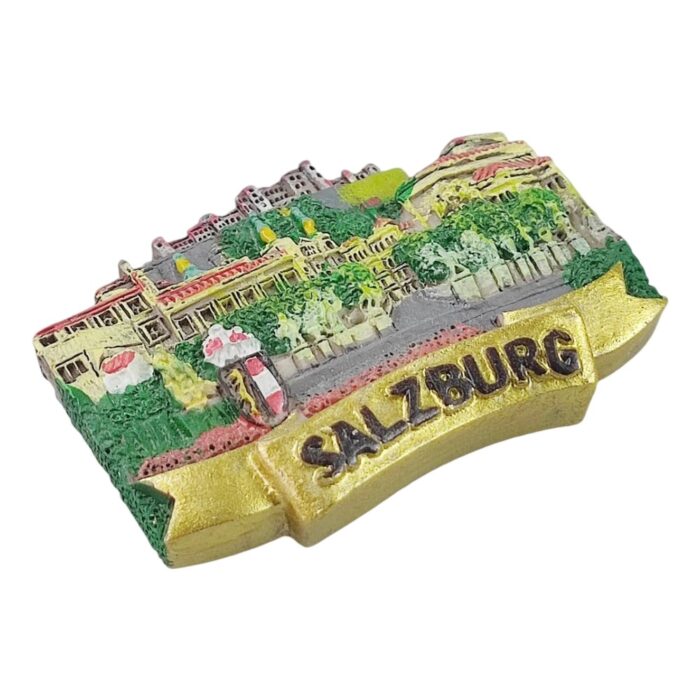 salzburg austria colorful city fridge magnets – bright european travel souvenir & decorative gift