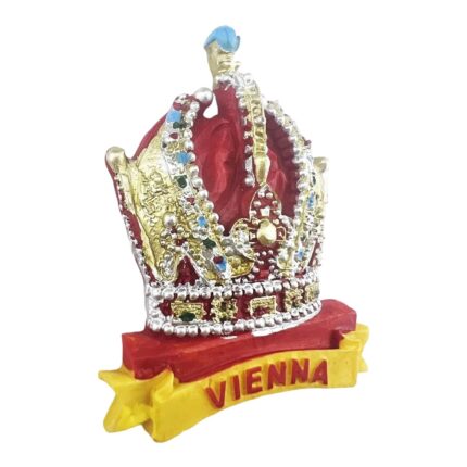 vienna austria royal crown fridge magnets – imperial style souvenir & noble fridge ornament