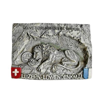luzern löwendenkmal switzerland fridge magnet – lion monument historic travel souvenir & artful decor