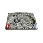 luzern löwendenkmal switzerland fridge magnet – lion monument historic travel souvenir & artful decor