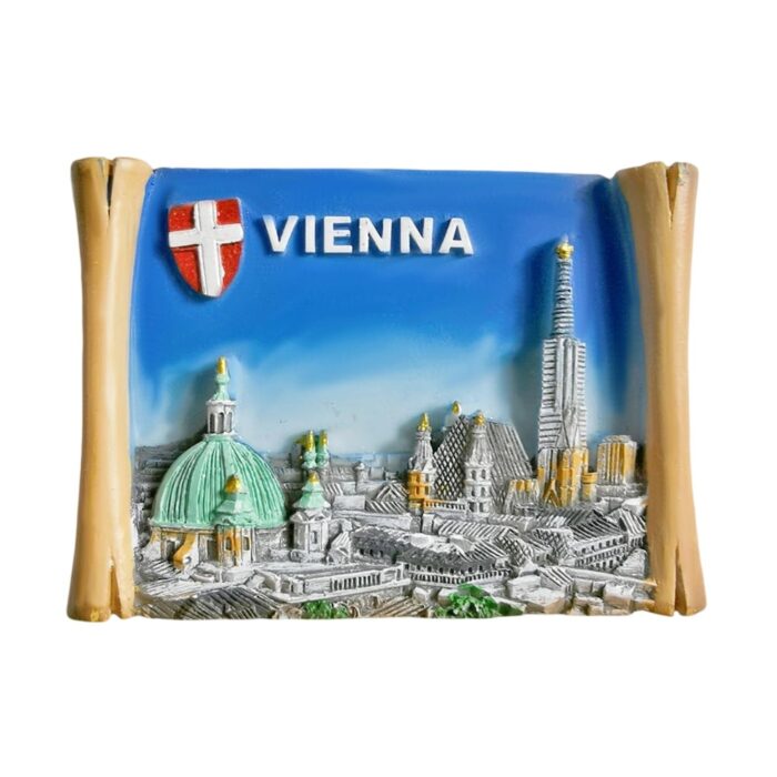 vienna austria skyline fridge magnets – city landmark souvenir gift & travel decor