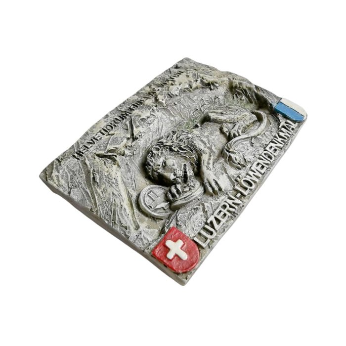 luzern löwendenkmal switzerland fridge magnet – lion monument historic travel souvenir & artful decor