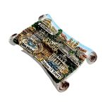 rome italy fridge magnet colosseum, trevi fountain, san pietro – travel souvenir keepsake & whiteboard decor