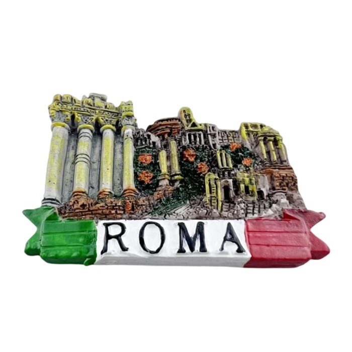 rome italy fridge magnet – ancient ruins and roman history travel gift & classic whiteboard accent