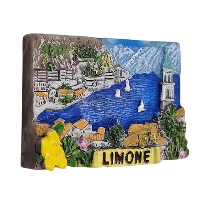 limone italy fridge magnet – lemon coastline view travel souvenir & scenic refrigerator decoration