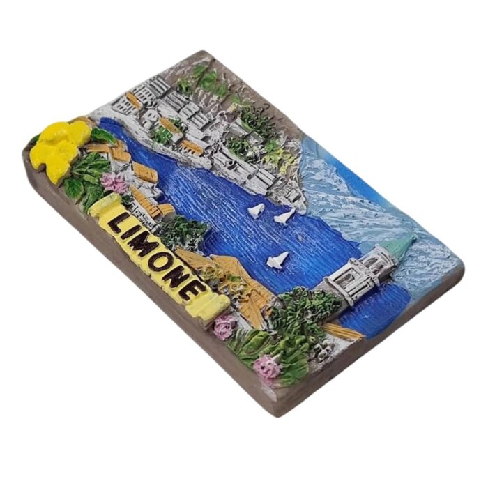 limone italy fridge magnet – lemon coastline view travel souvenir & scenic refrigerator decoration