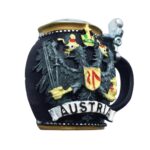 austria beer mug fridge magnets – traditional steins souvenir gift & cultural bar decor