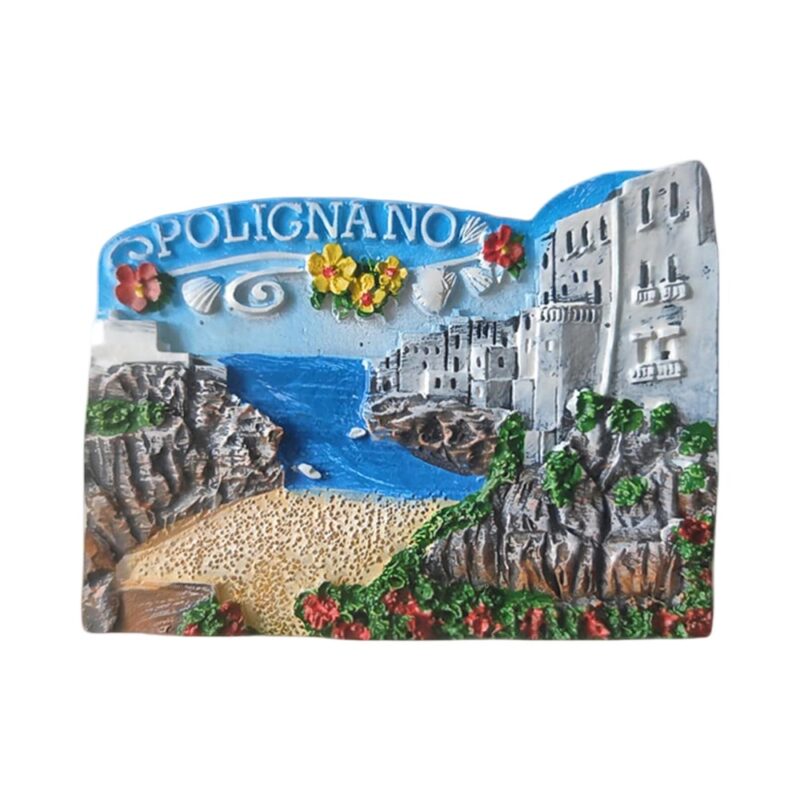 polignano a mare italy fridge magnet – coastal village travel keepsake & beach decor
