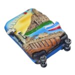 otranto italy fridge magnet suitcase design travel souvenir & coastal view kitchen decor
