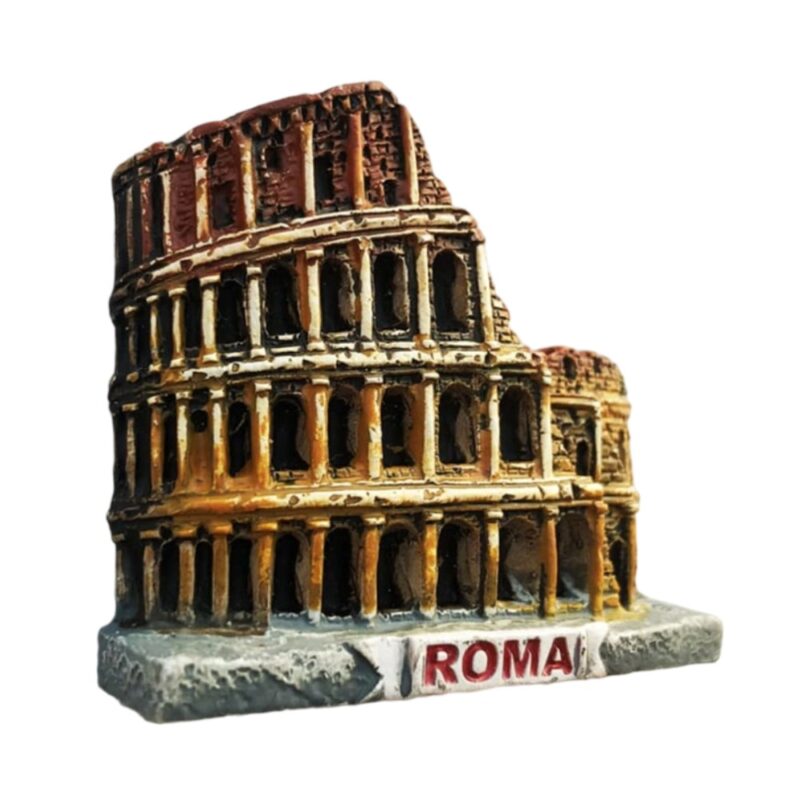 rome italy fridge magnet – roman colosseum landmark design – ancient city travel gift & classical whiteboard decoration