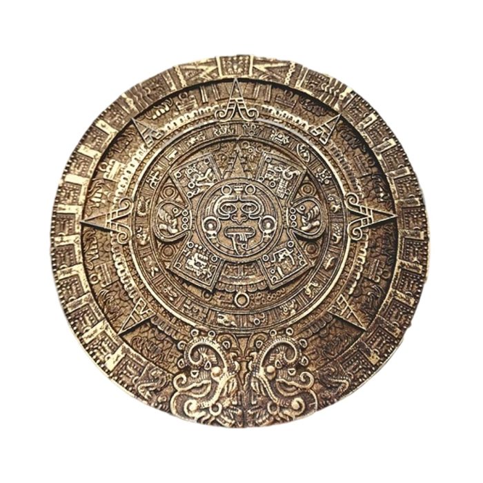 mayan calendar fridge magnet authentic mexico ancient artifact replica & cultural collectible