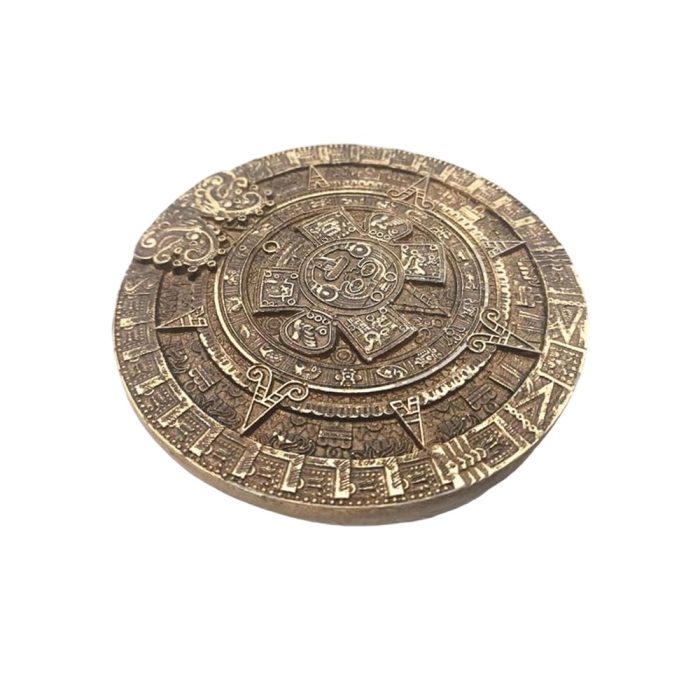 mayan calendar fridge magnet authentic mexico ancient artifact replica & cultural collectible