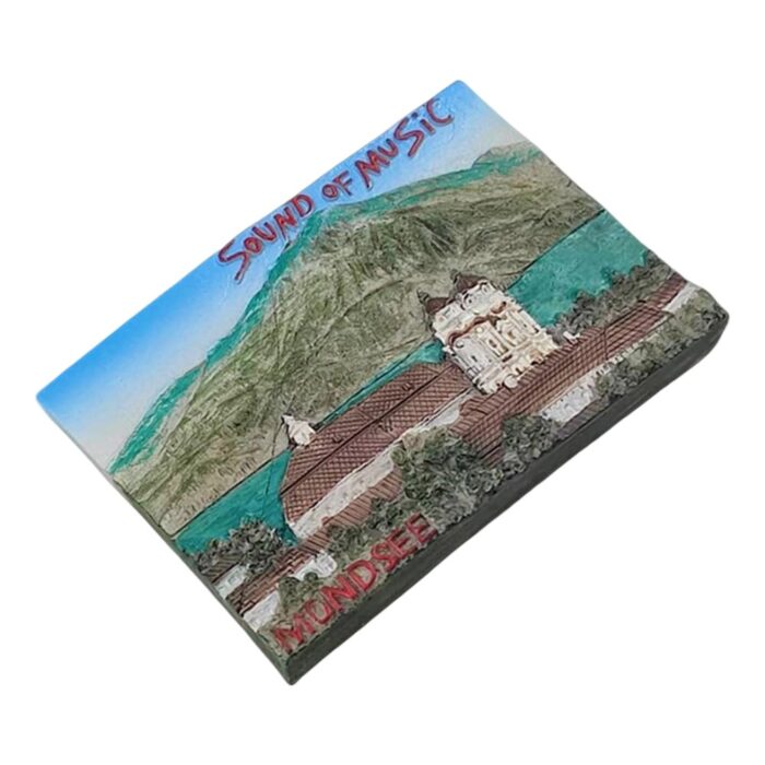 mondsee austria fridge magnets – sound of music scenic souvenir & peaceful lake view decor