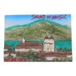 mondsee austria fridge magnets – sound of music scenic souvenir & peaceful lake view decor