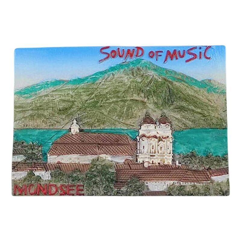 mondsee austria fridge magnets – sound of music scenic souvenir & peaceful lake view decor