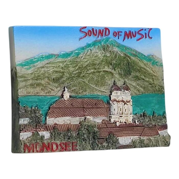 mondsee austria fridge magnets – sound of music scenic souvenir & peaceful lake view decor