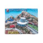 mount pilatus switzerland fridge magnet – mountain train travel souvenir gift for adventure & scenic lovers