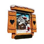 reykjavik iceland winter ski village fridge magnet – scenic snow souvenir & alpine holiday gift