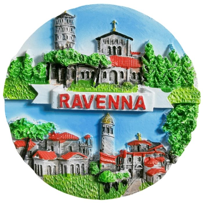 ravenna italy fridge magnet – ancient basilica scenic souvenir for travel enthusiasts & locker decor