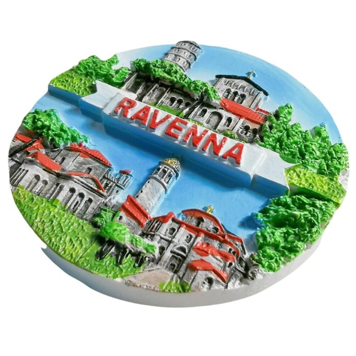ravenna italy fridge magnet – ancient basilica scenic souvenir for travel enthusiasts & locker decor