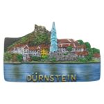 dürnstein austria river view fridge magnets – danube valley souvenir & quiet village charm decor