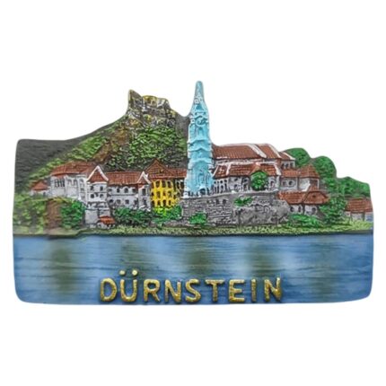 dürnstein austria river view fridge magnets – danube valley souvenir & quiet village charm decor