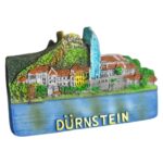 dürnstein austria river view fridge magnets – danube valley souvenir & quiet village charm decor