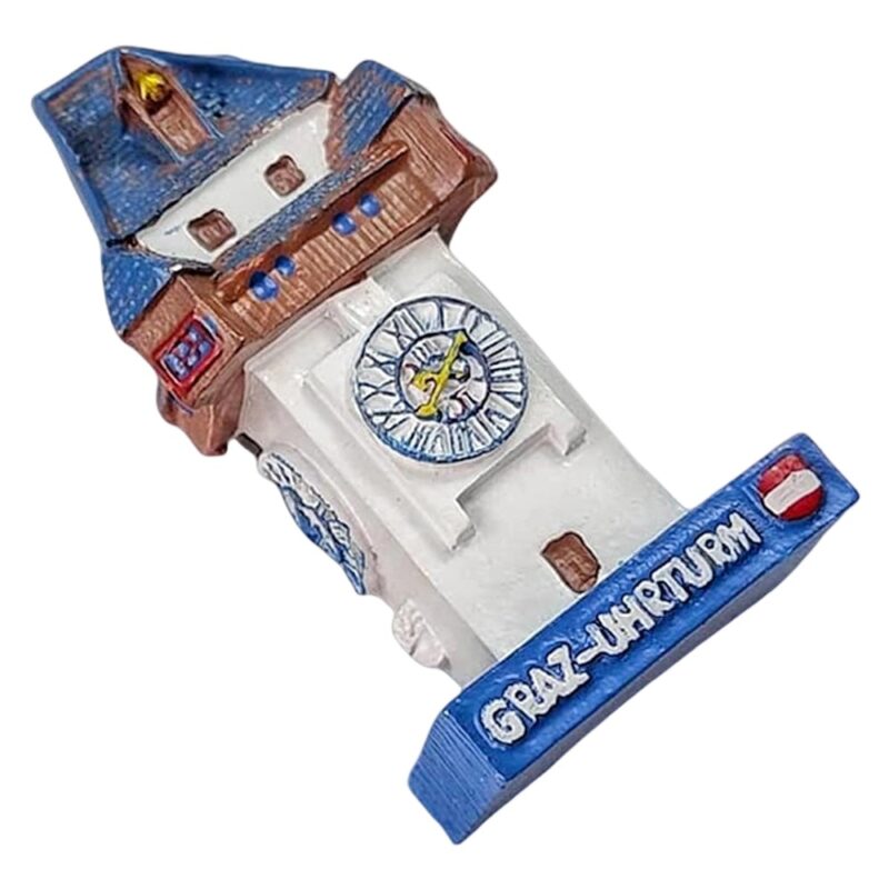 graz clock tower austria fridge magnets – graz uhrturm landmark souvenir & iconic city gift
